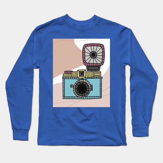 Camera Photography Nostalgia Timeless Long Sleeve T-Shirt by flofin